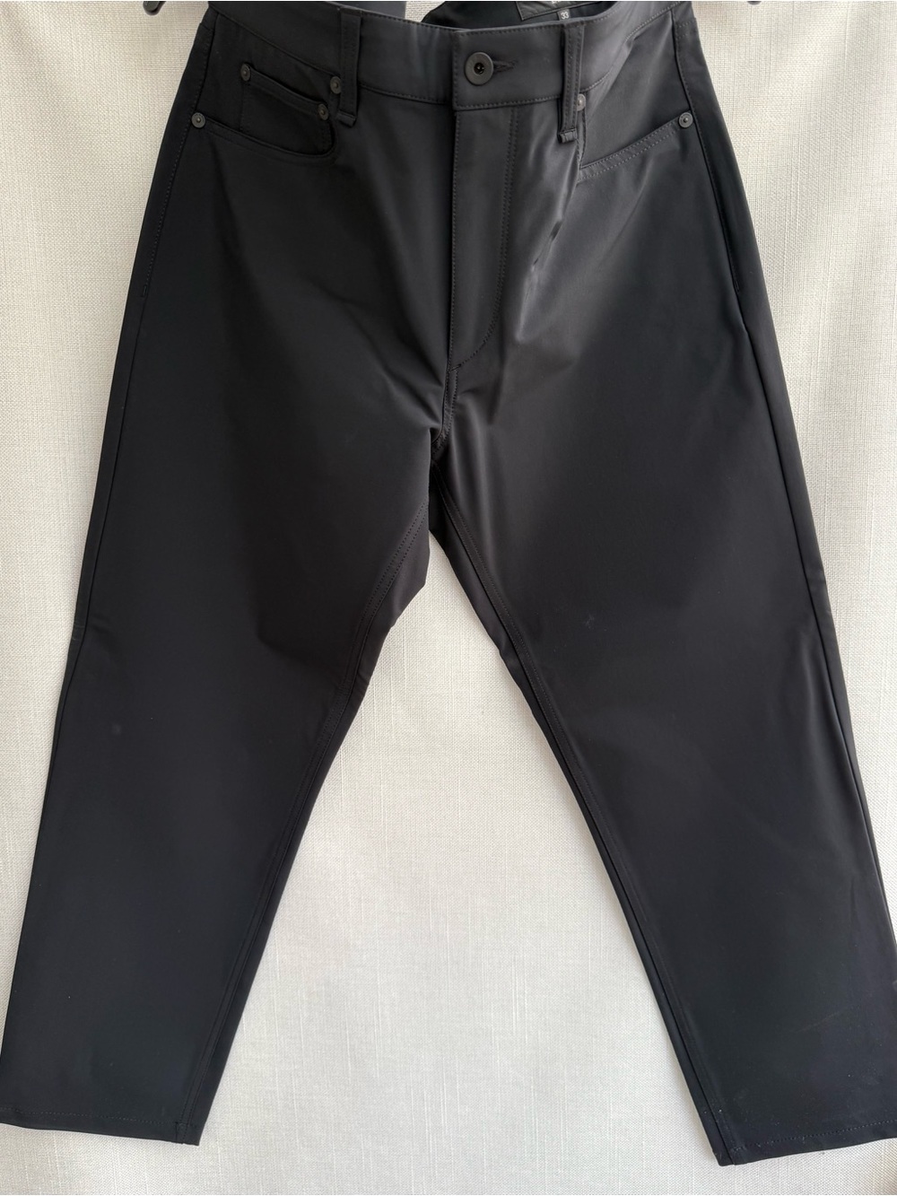 rag & bone Black Branded Matte Button Detail
